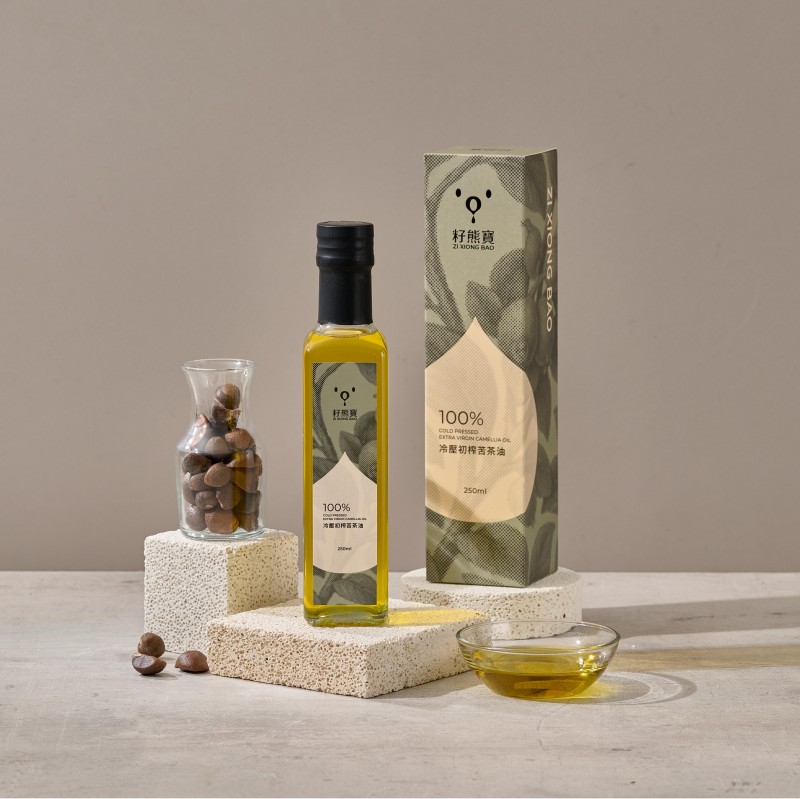籽熊寶冷壓初榨苦茶油(伴手禮首選)