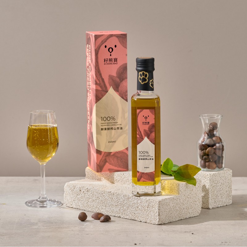 籽熊寶鮮果鮮榨山茶油(伴手禮首選)